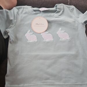 Kids Bunny Shirt - Light Blue